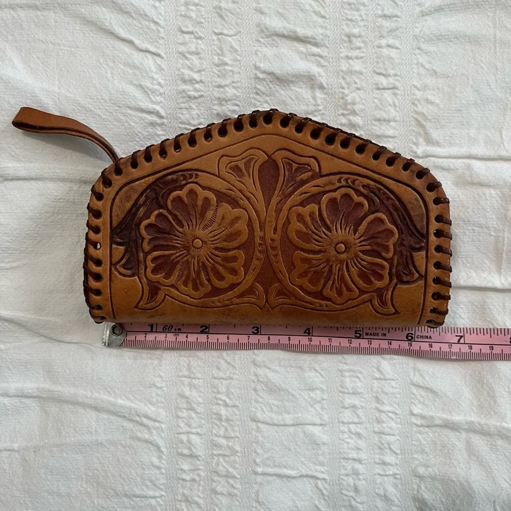 Vintage genuine cowhide